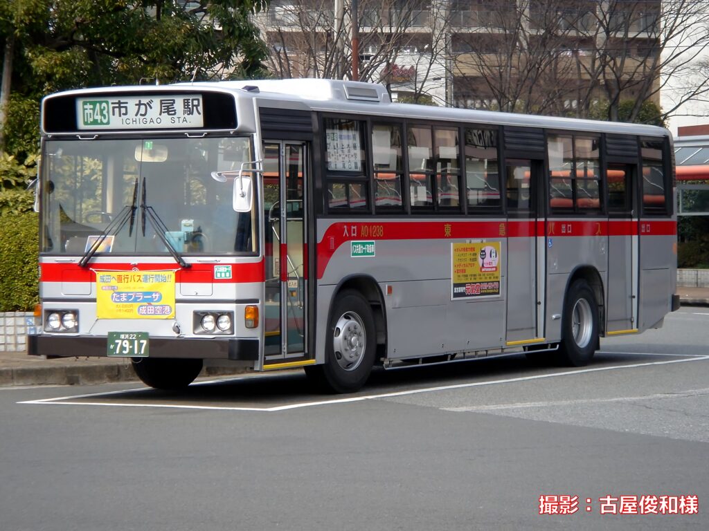 市が尾駅にて(撮影：古屋俊和様)