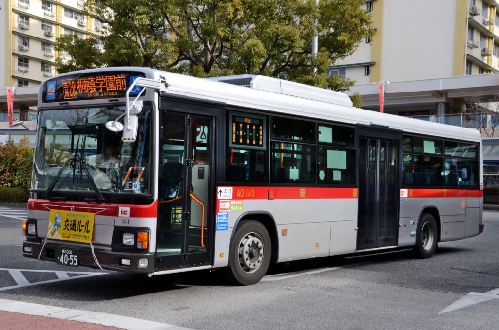 2015年1月2日　青葉台駅にて